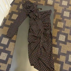 Veronica beard polka dot dress